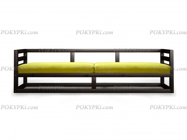 Диван Магнус (Венге)-лимонный