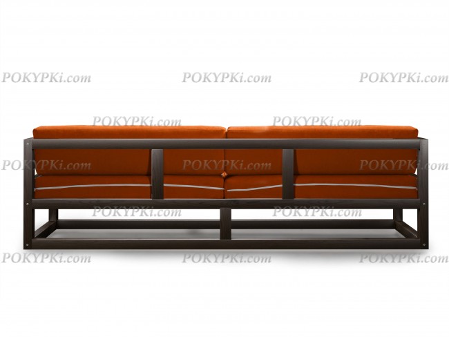 Диван Магнус (Венге)-оранжевый