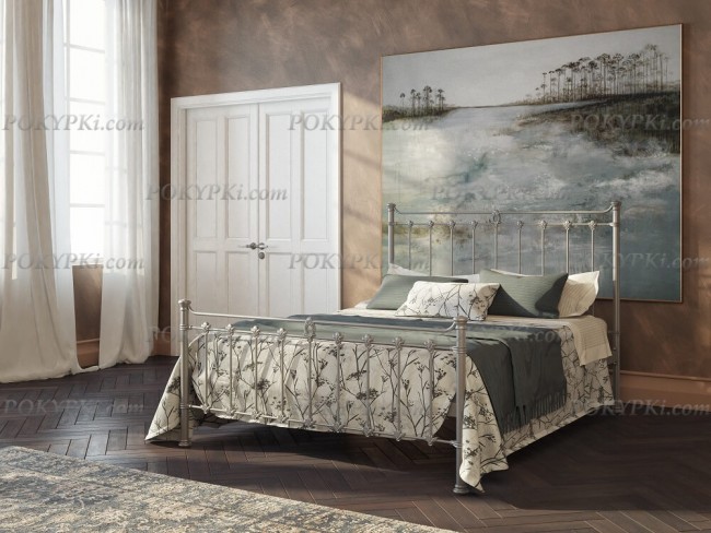 Кованая кровать Dreamline Guardian в цвете серебро