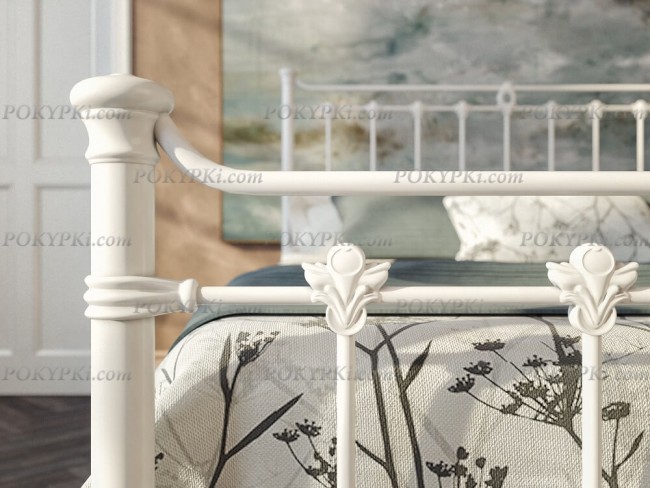 Белая кровать Dreamline Guardian со спинкой