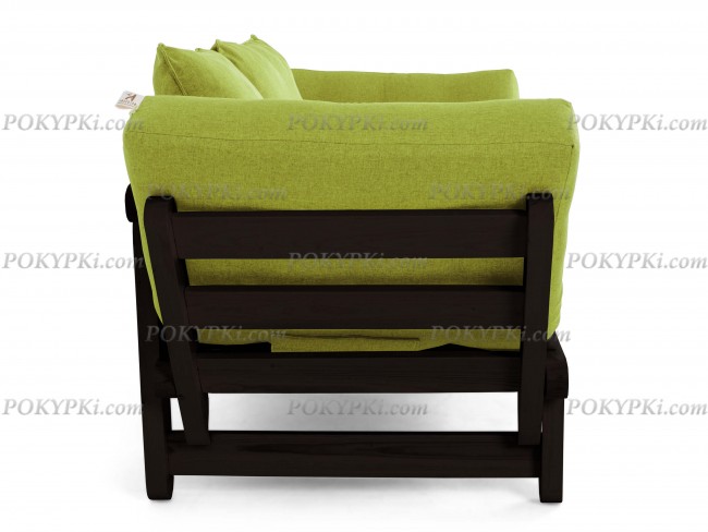 Кушетка Сламбер (Венге)-салатовый