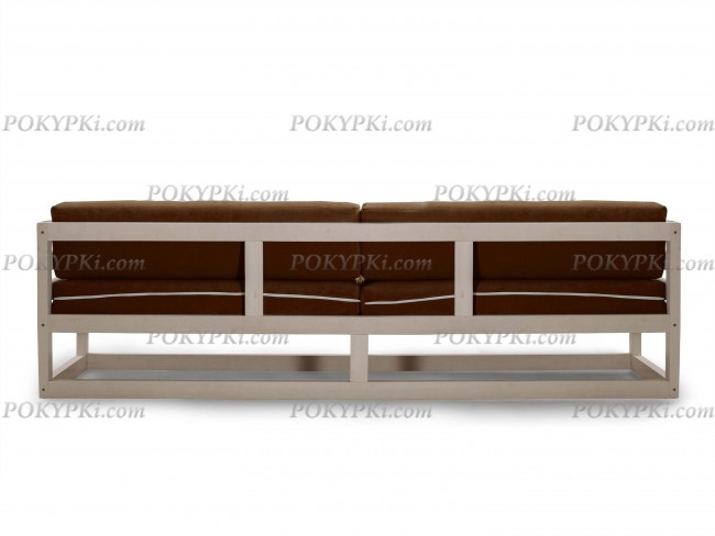 Диван Магнус (Дуб белёный)-коричневый