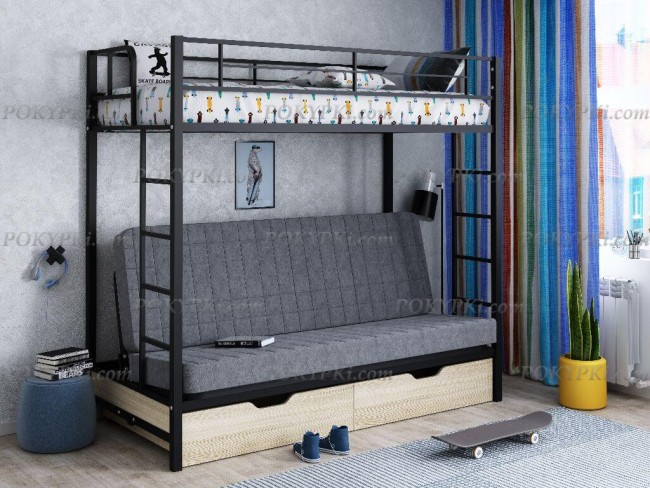 Двухъярусная кровать-диван Мадлен Двухъярусная кровать-диван Мадлен