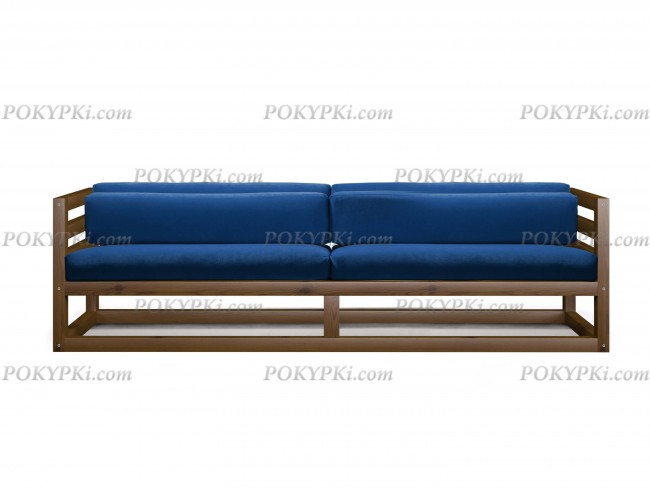 Диван Магнус (Орех)-синий