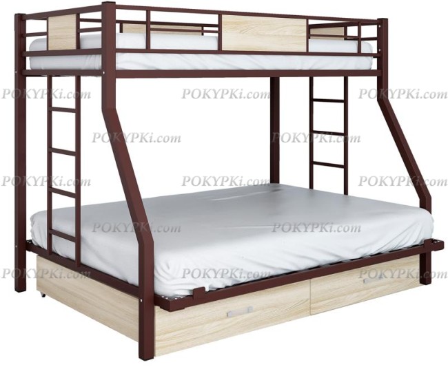 Двухъярусная кровать Гранада 3 140 Двухъярусная кровать Гранада 3 140