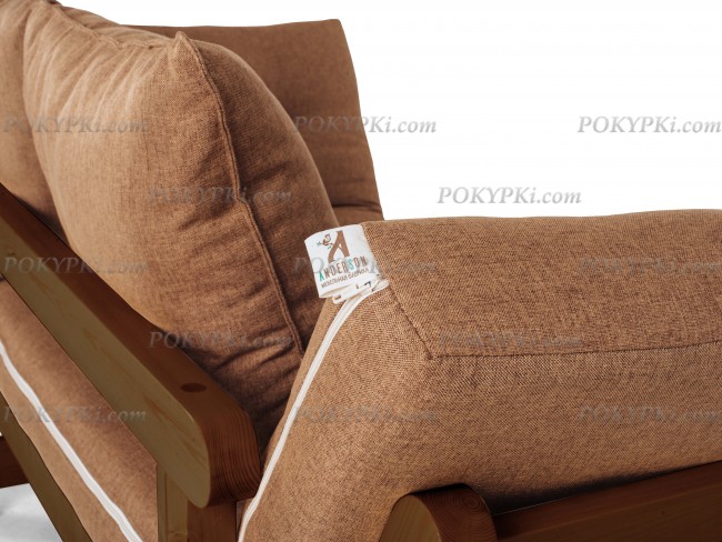 Кушетка Сламбер (Орех)-коричневая