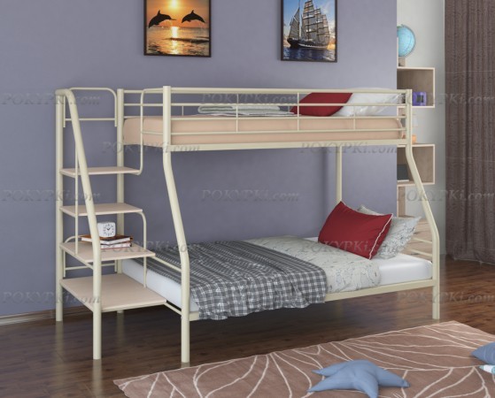 Двухъярусная кровать Толедо-1-слон/дуб Двухъярусная кровать Толедо-1-слон/дуб