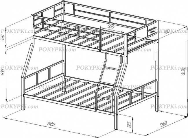 Гранада - 1 (габаритные размеры).