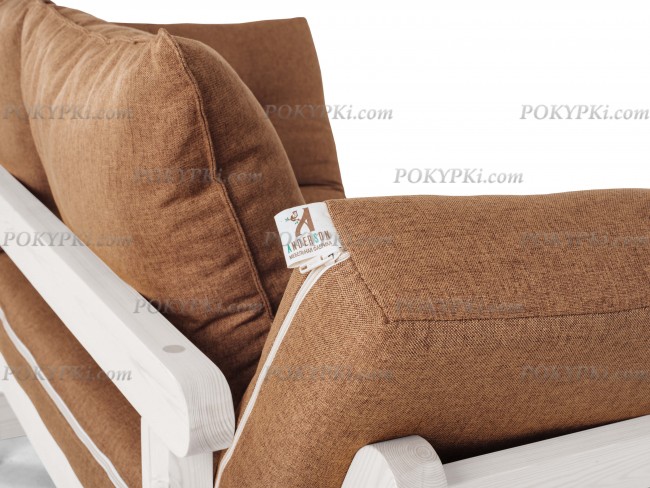 Кушетка Сламбер (Дуб белёный)-коричневый