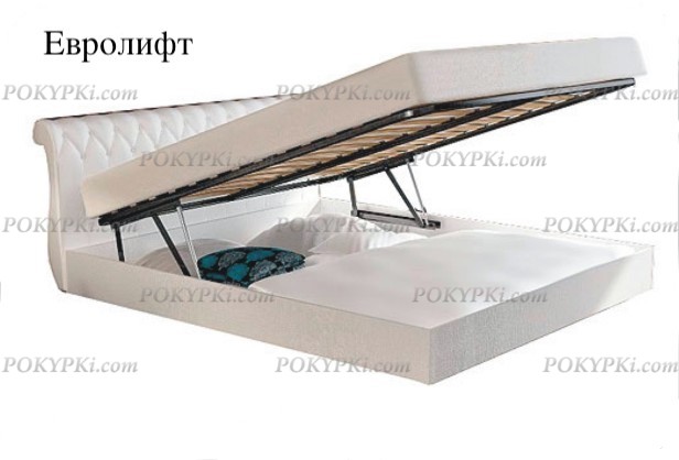 Интерьрная кровать Азалия 2-Подъемный механизм Евролифт (ортопедическое основание, ящик для белья) Интерьрная кровать Азалия 2-Подъемный механизм Евролифт (ортопедическое основание, ящик для белья)