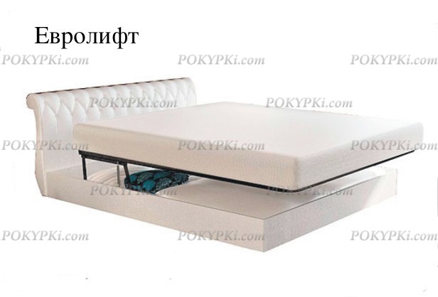 Интерьрная кровать Азалия 2-Подъемный механизм Евролифт (ортопедическое основание, ящик для белья) Интерьрная кровать Азалия 2-Подъемный механизм Евролифт (ортопедическое основание, ящик для белья)