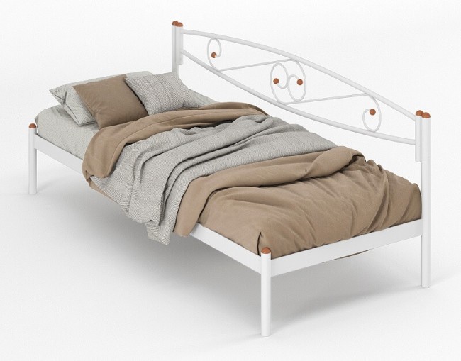 Металлическая кровать тахта Волна 