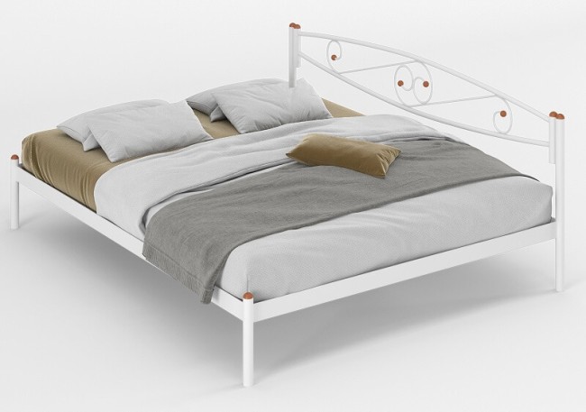 Металлическая кровать тахта Волна 