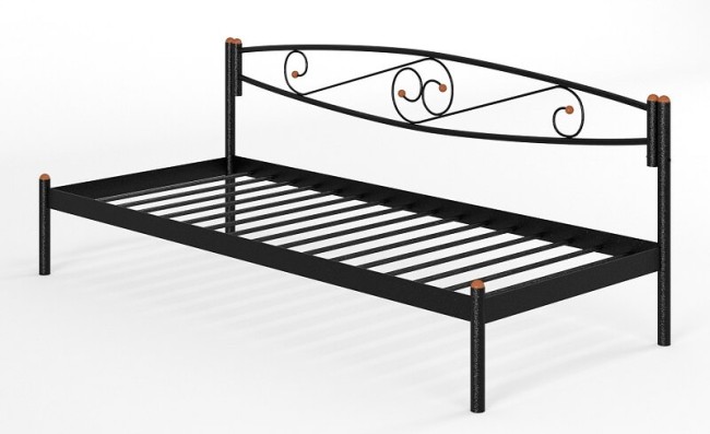 Металлическая кровать тахта Волна 