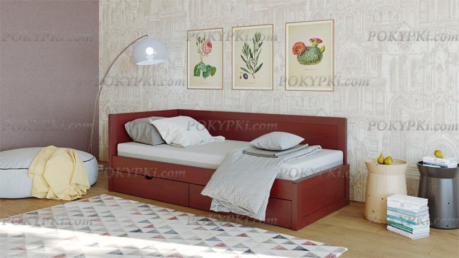 Угловая кровать Лунара Угловая кровать Лунара