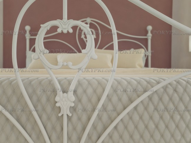 Белая кованая кровать Dreamline Melania