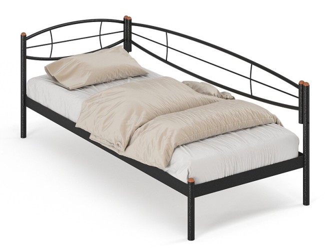 Металлическая кровать софа Аура  Металлическая кровать софа Аура