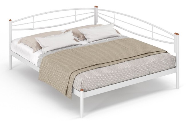 Металлическая кровать софа Аура  Металлическая кровать софа Аура
