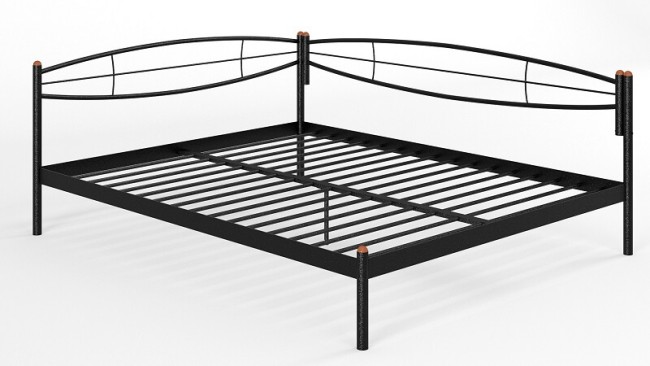 Металлическая кровать софа Аура  Металлическая кровать софа Аура