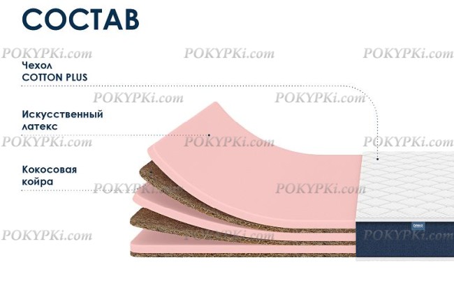 Матрас Dimax Практик Медиум Лайт в13